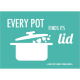 Denglisch-Postcard 'Every pot finds its lid'