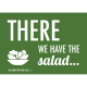 Denglisch-Postcard 'There we have the salad'